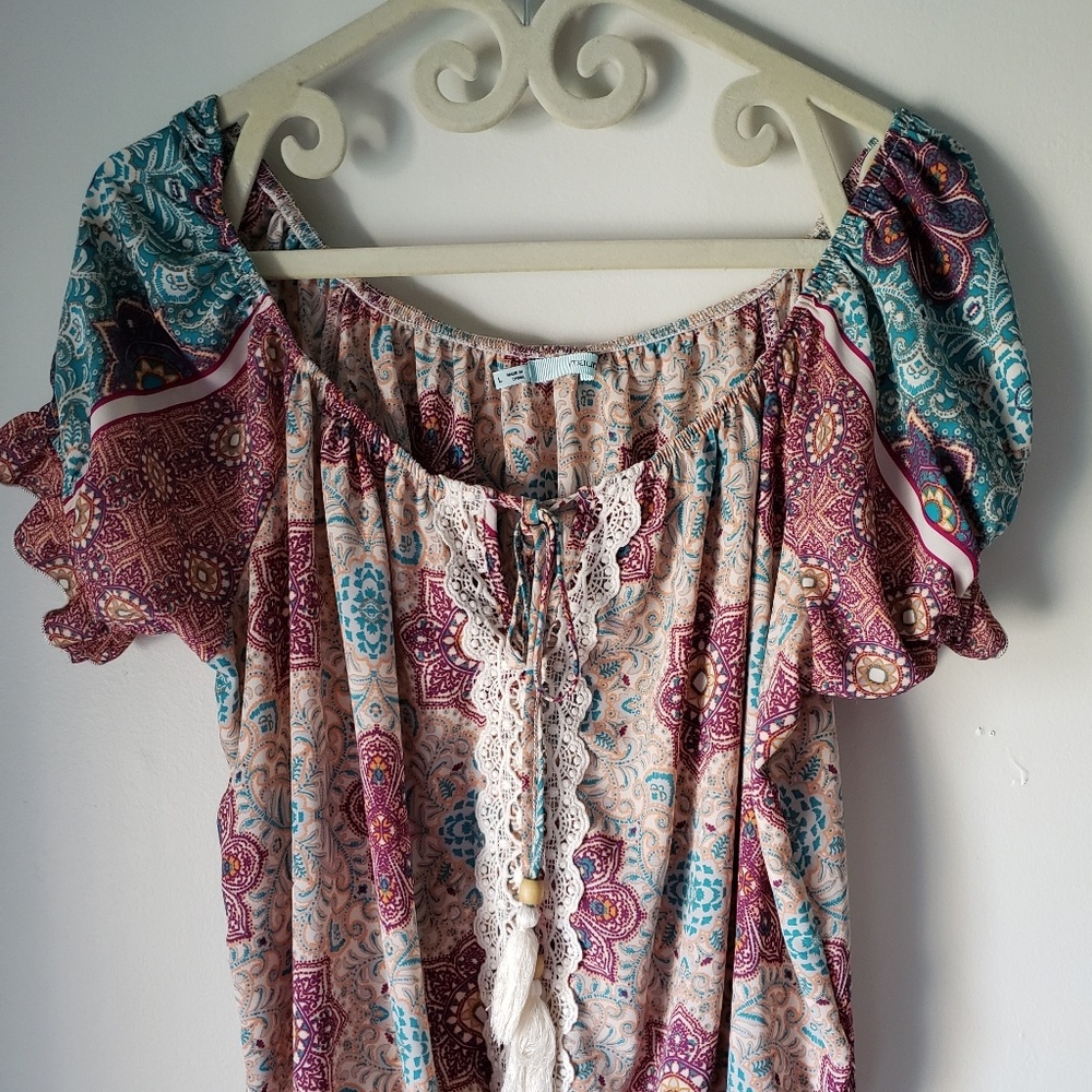 🛍Maurice's off the shoulder peasant top🛍